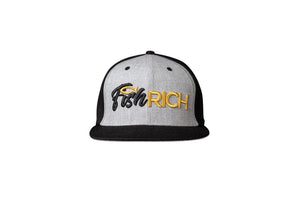 Snapback Hat - Hemp Gray & Black