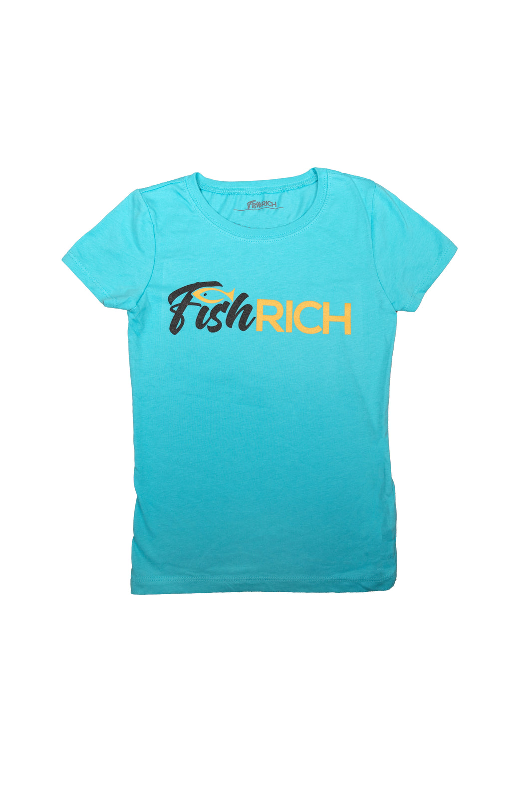 Girls Princess Logo Tee - #3710 Tahiti Blue