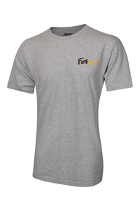 Unisex Heavyweight Logo Tee - #1800 Heather Gray
