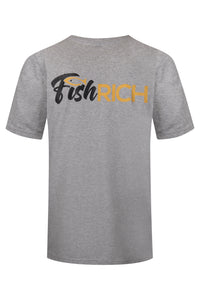 Unisex Heavyweight Logo Tee - #1800 Heather Gray