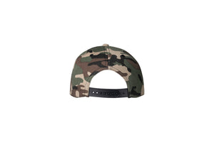 YOUTH Snapback Hat - Camo (Black & Gold Logo)