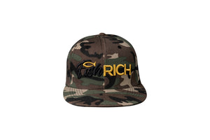 YOUTH Snapback Hat - Camo (Black & Gold Logo)